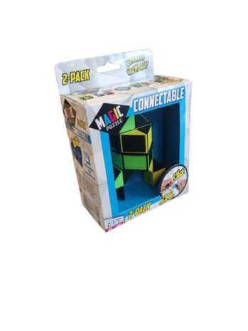 Magic Puzzle Connectable Verpakking geel-groen
