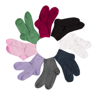 Autishop nahtlose Damen Socken 36-41 Baumwolle
