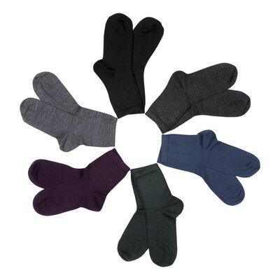 Autishop nahtlose Damen socken 36 bis 41 Merinowolle